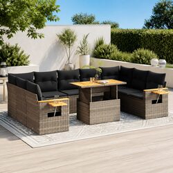 10-Piece Garden Sofa Set for Your Outdoor Escape