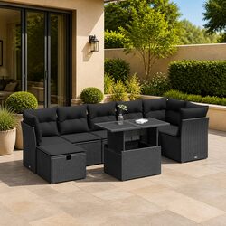 8-Piece Garden Sofa Set