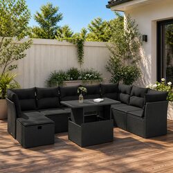 9 Piece Outdoor Sofa Set