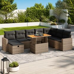 9-Piece Garden Sofa Set with Durable Build
