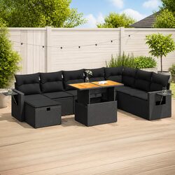 Confidently Stylish 9 Piece Garden Sofa Set