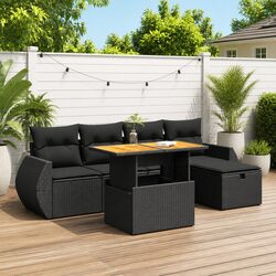 Compact Modular Garden Sofa Set for Outdoor Use