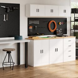 2 Piece Garage Cabinets: Strong and Stylish Storage