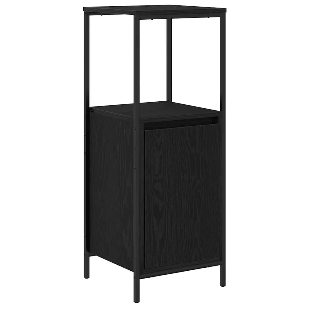 Bathroom Furniture Set 3 Piece Black Oak Vanity Storage Cabinet Unit Set