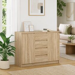 Concise Design Sideboard in Sonoma Oak Brown