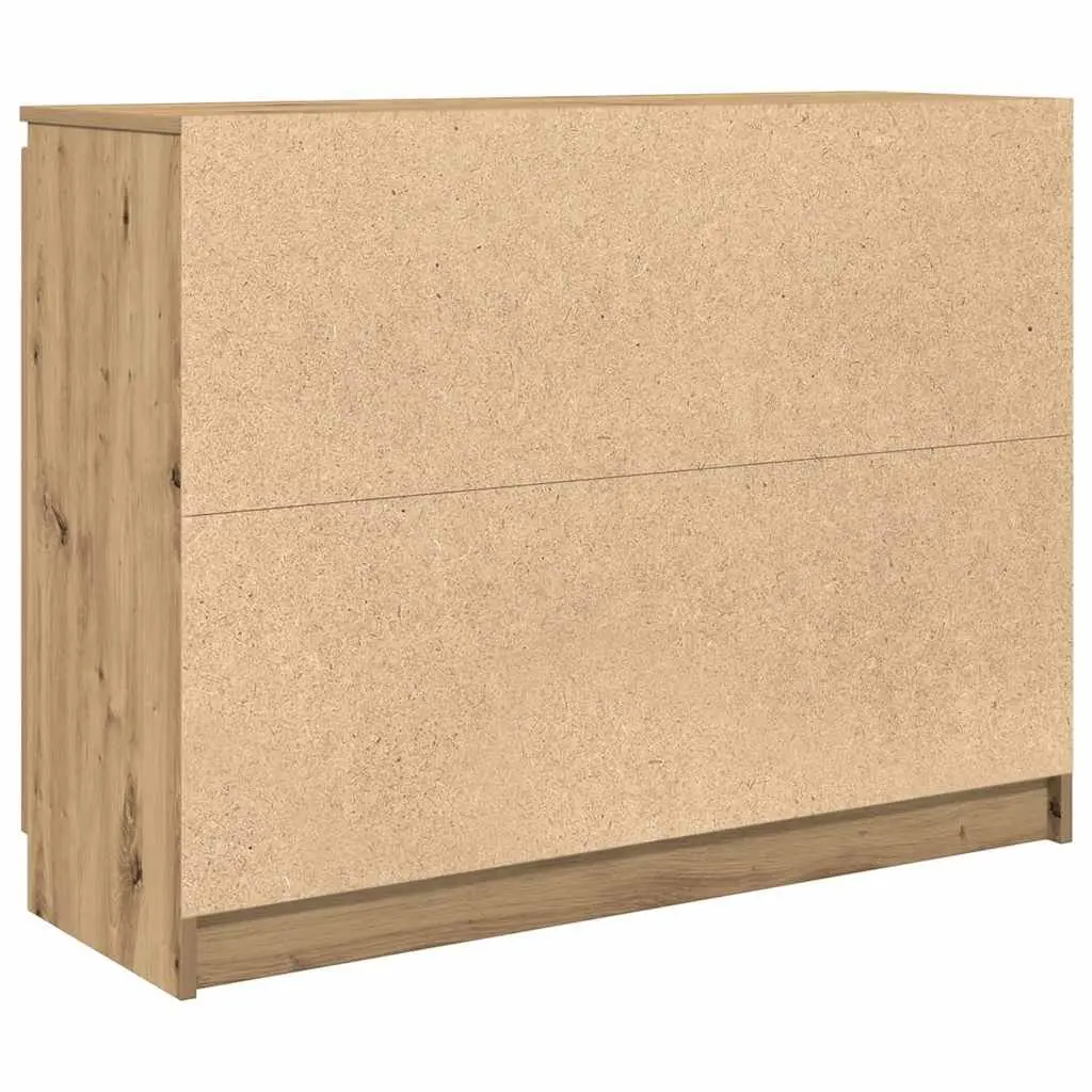 Sideboard Storage Cabinet Brown Engineered Wood 1005 x 350 x 760 mm Multiple Storage Solutions