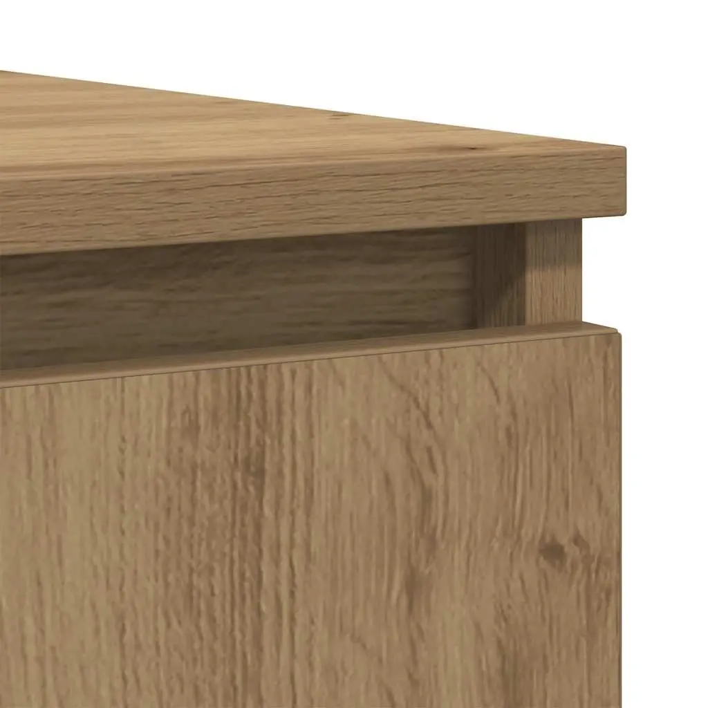 Sideboard Storage Cabinet Brown Engineered Wood 1005 x 350 x 760 mm Multiple Storage Solutions