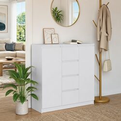 White Sideboard for Home Organization