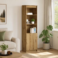 Brown Engineered Wood Highboard