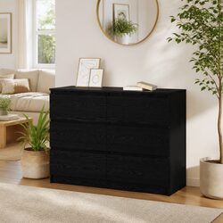 Black Sideboard Storage 100x35x76cm
