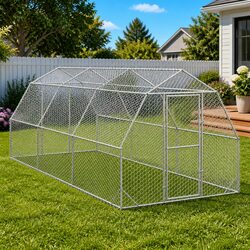 Charming Chicken Run 2.5x6x2.25m for Your Poultry