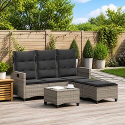 L-shaped Garden Sofa Set: Stylish and Comfortable