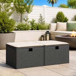 Compact 2 Piece Garden Sofa Set for Outdoor Spaces
