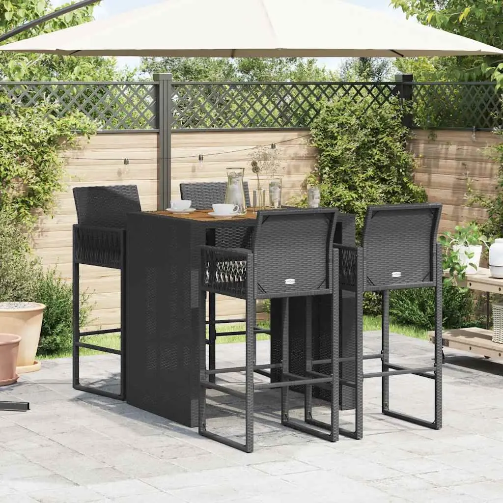 5 Piece Outdoor Bar Set