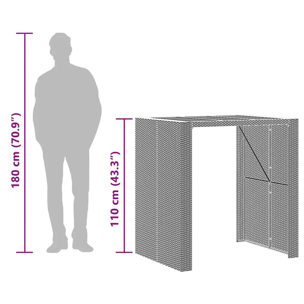 5 Piece Outdoor Bar Set