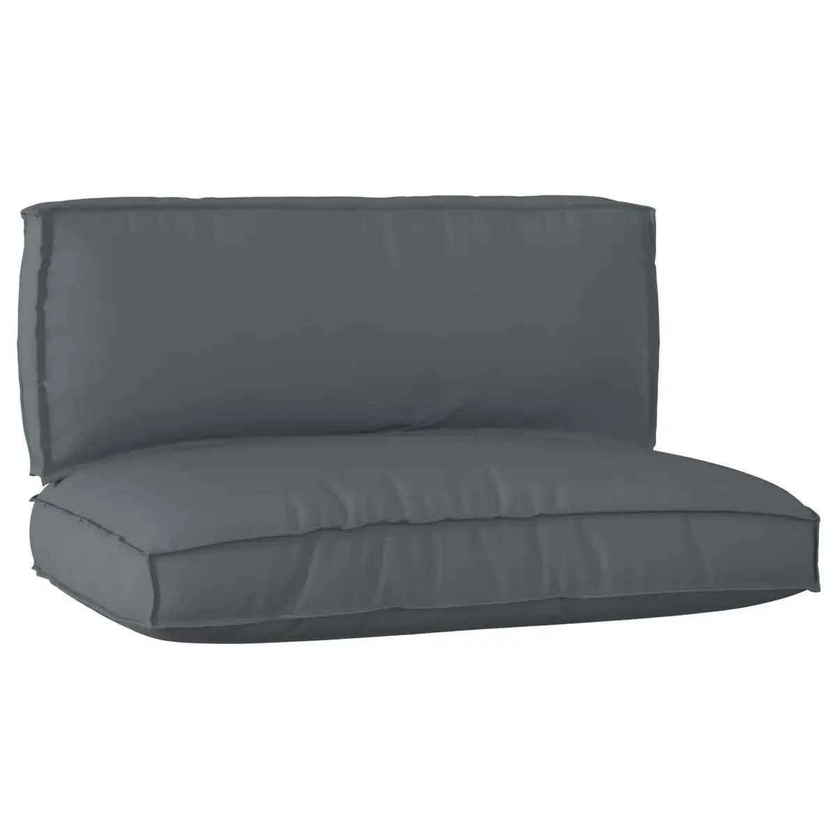 Pallet Cushion Set Anthracite 120x80x52cm Outdoor Oxford Fabric Water and Stain Resistant
