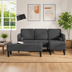 Compact and Stylish 2-Piece Modular Sofa Set