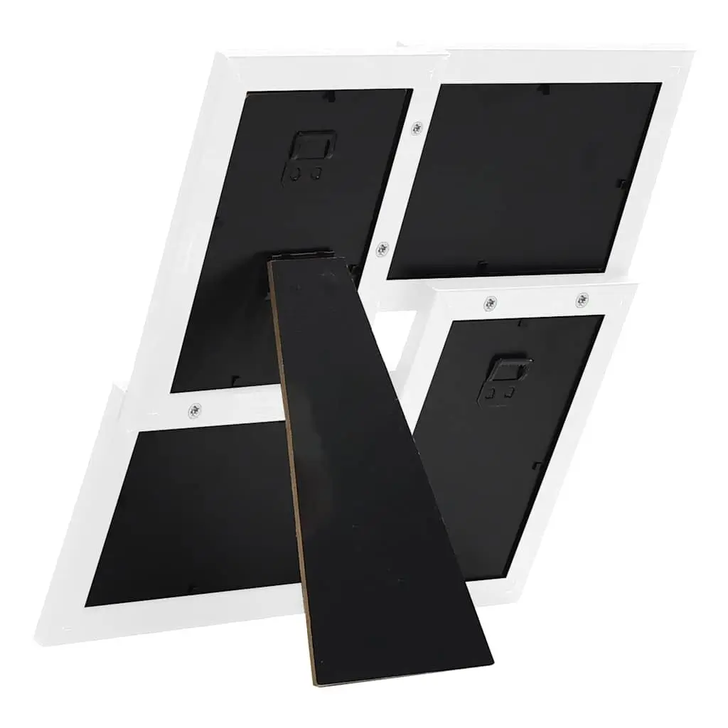 Collage Photo Frame White 4 Piece 13x18cm Picture Display Modern Wall Decor