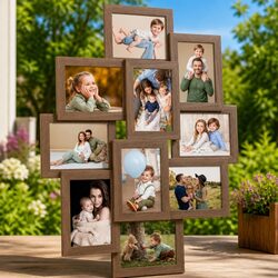 Collage Photo Frame for 10 Pictures, 13x18 cm