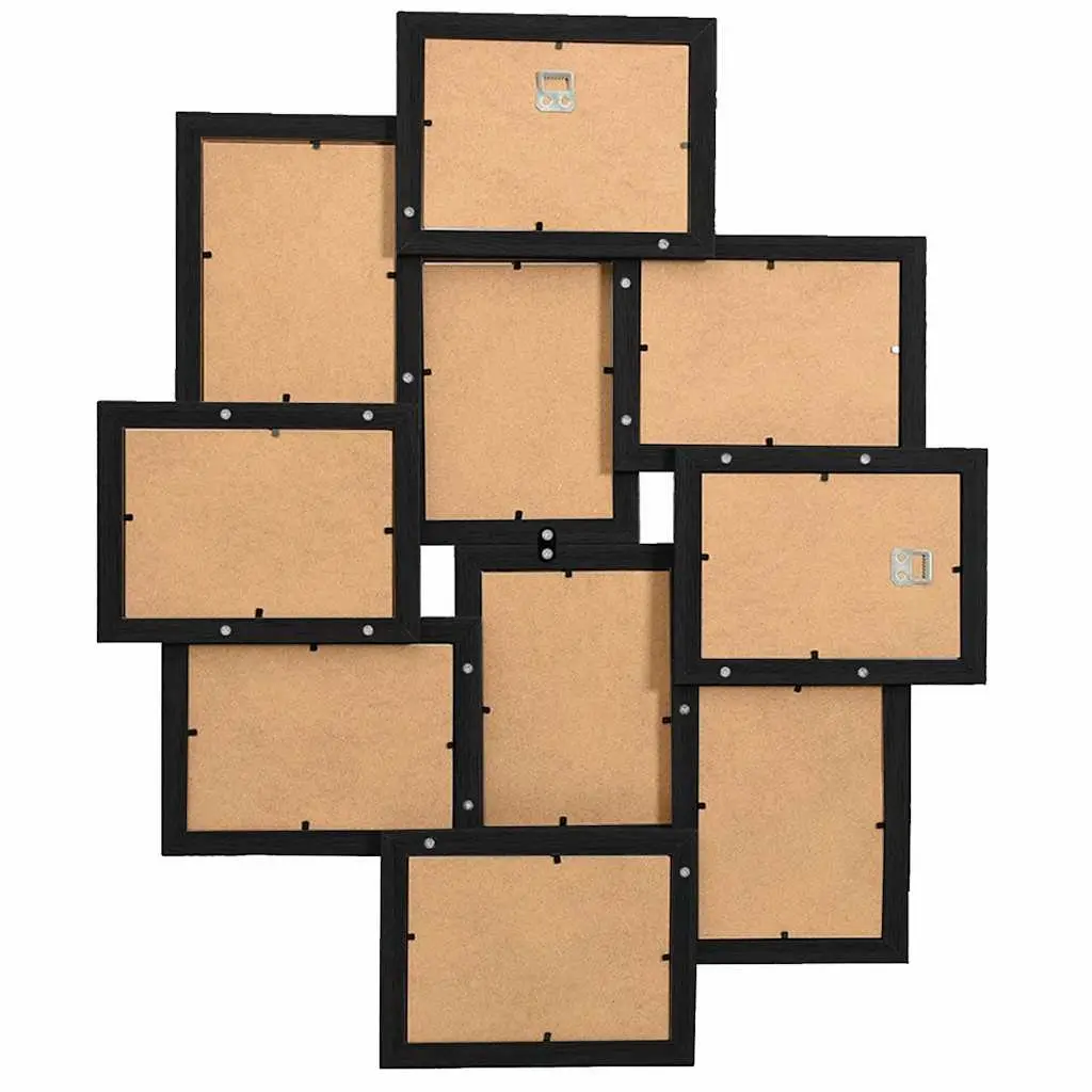 Collage Photo Frame 10 Pcs 13x18 cm Black Wall Display Picture Gallery Decor