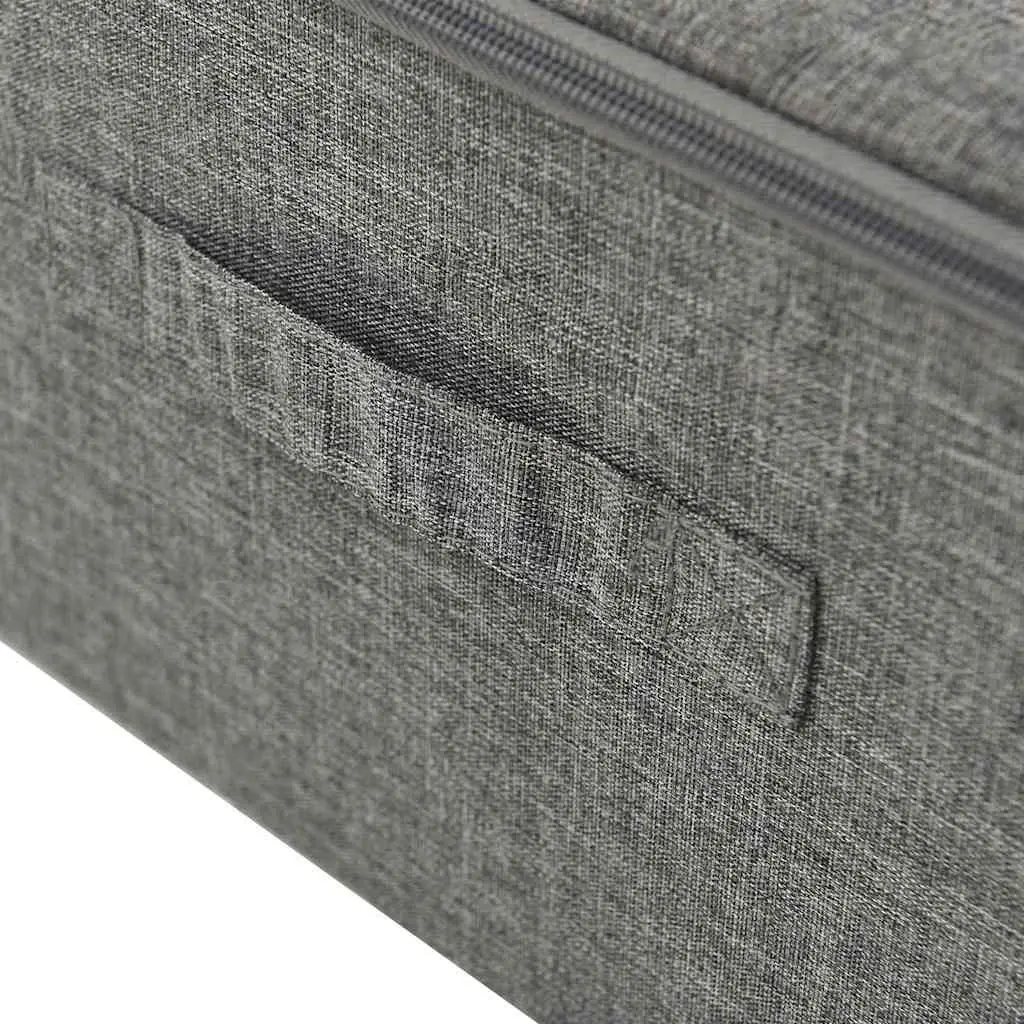 Storage Boxes Anthracite 70x40x18cm Foldable Fabric Household Organiser