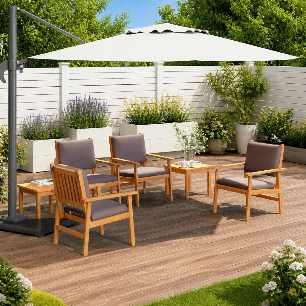 6-Piece Outdoor Garden Sofa Set