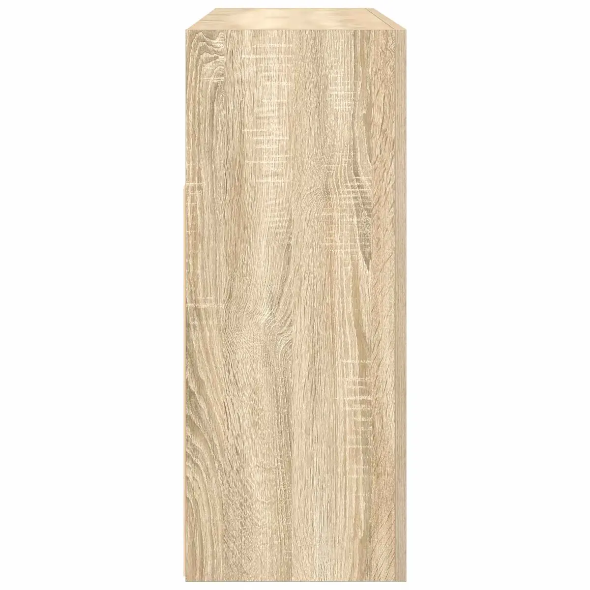 Sideboard Brown 116x30x75cm Engineered Wood RGB LED Storage Cabinet