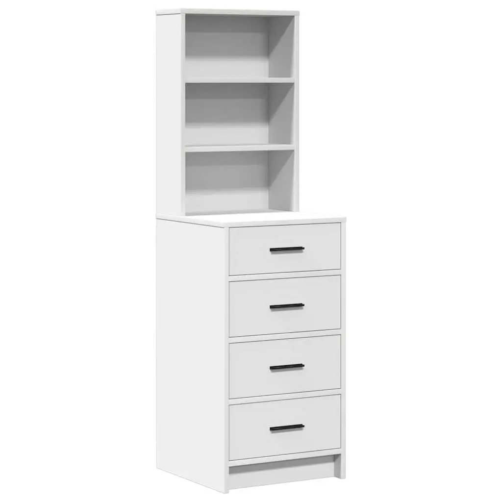 White Vanity Unit with LED Lighting Options