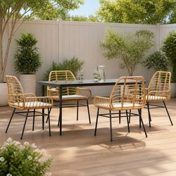 5 Piece Garden Dining Set