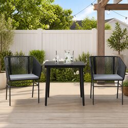 Stylish 3 Piece Garden Dining Set for Your Patio