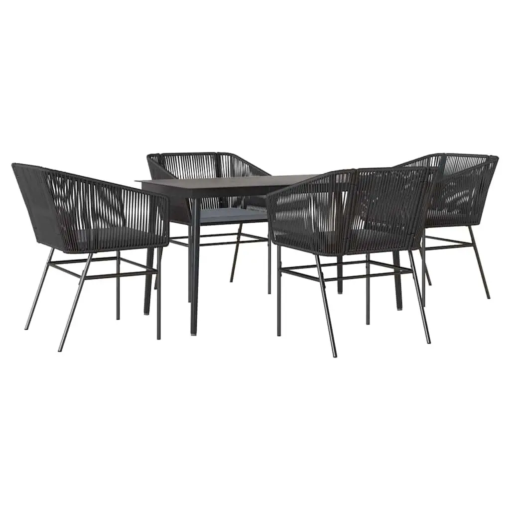 5-Piece Garden Dining Set with Modern Style
