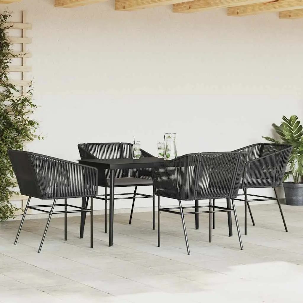 5-Piece Garden Dining Set with Modern Style