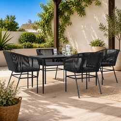 5 Piece Outdoor Dining Set: Compact & Stylish