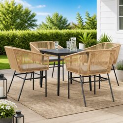 5-Piece Patio Dining Set for Stylish Al Fresco Meals