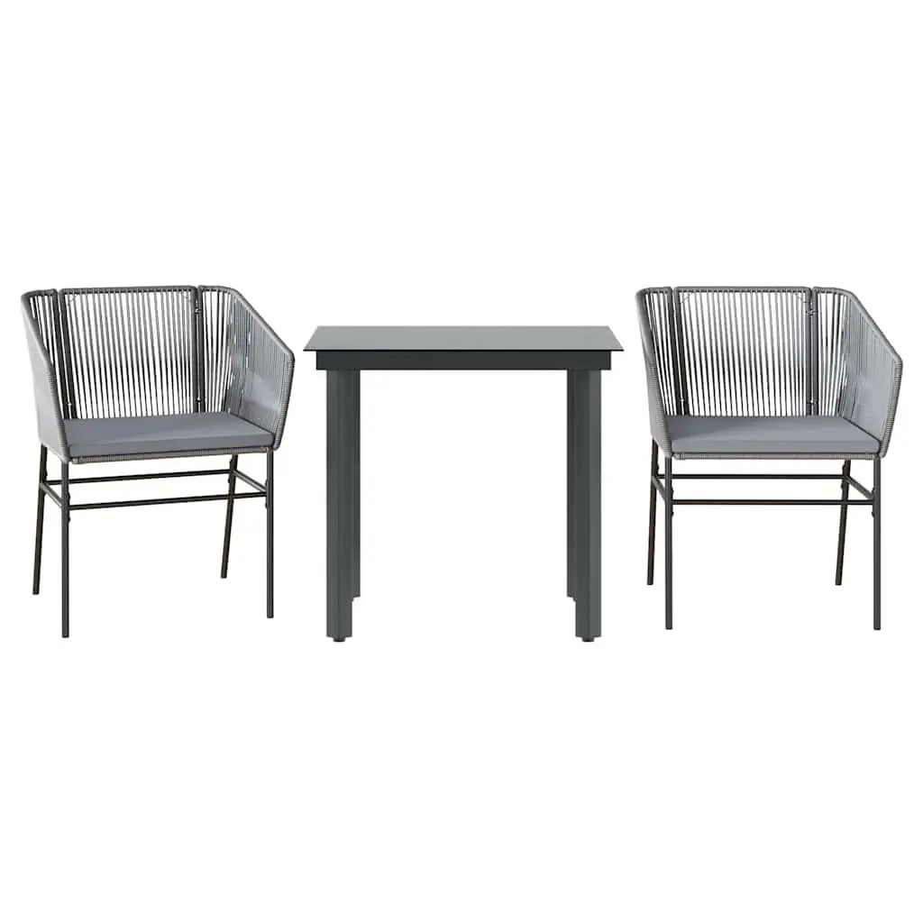 Garden Dining Set with Cushioned Chairs