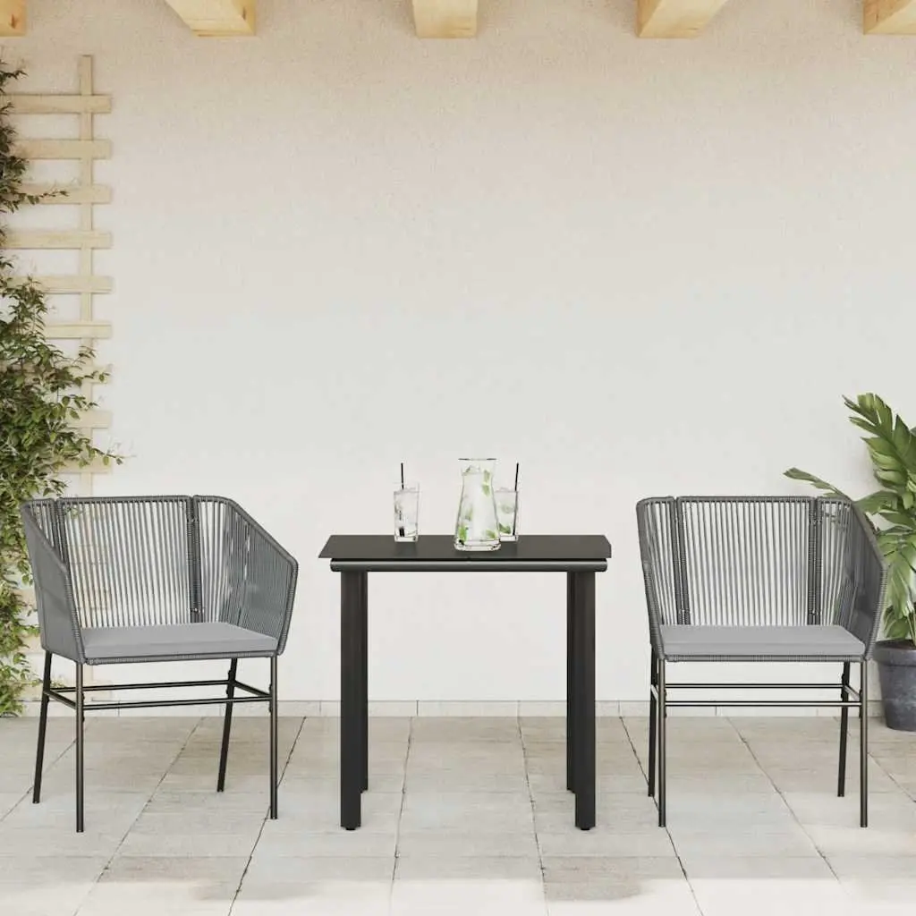 Garden Dining Set with Cushioned Chairs