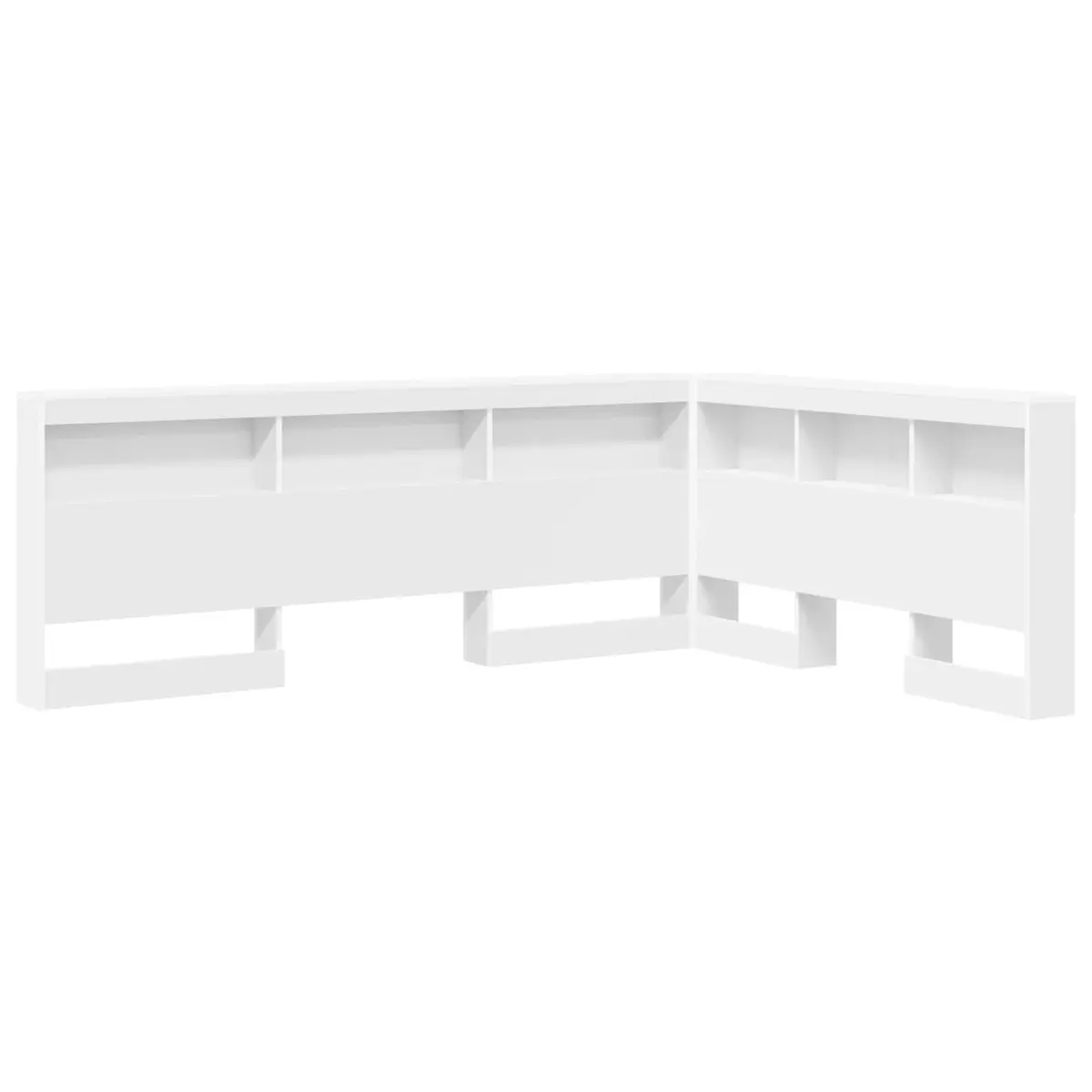 140 cm Storage Headboard with Charging Feature