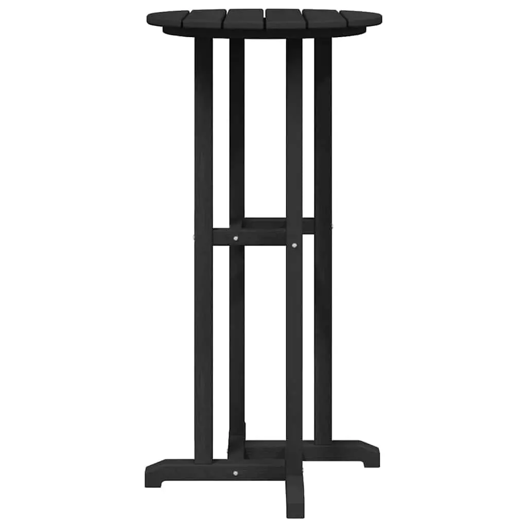 Garden Bar Set 3 Pieces Black Outdoor Furniture Patio Lounging Entertaining