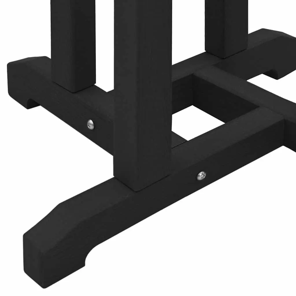 Garden Bar Set 3 Pieces Black Outdoor Furniture Patio Lounging Entertaining