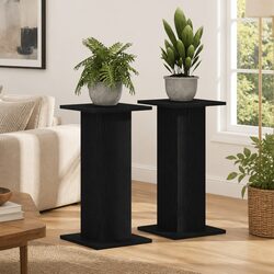 Concise and Modern Black Plant Stand Set for Decor