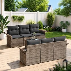 7-Piece Garden Sofa Set: Durable and Versatile