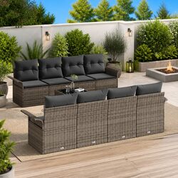 Compact 9-Piece Modular Patio Sofa Set for You