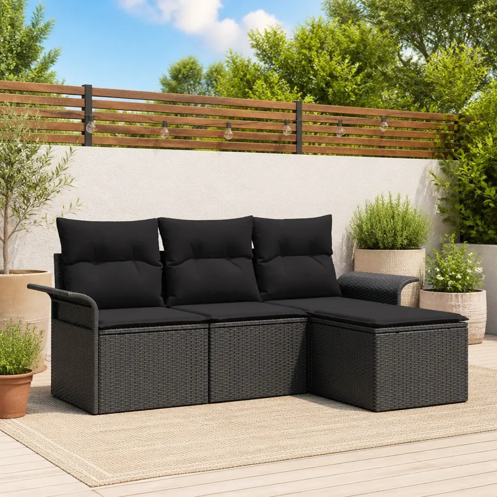 4-Piece Outdoor Sofa Set for Relaxation