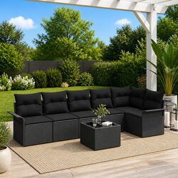 7-Piece Garden Sofa Set: Stylish and Practical