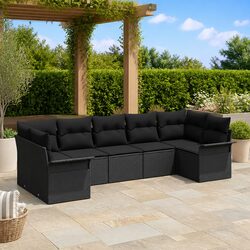 7-Piece Modular Sofa Set - Perfect for Outdoor Relaxation