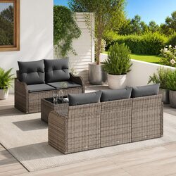 Modular Garden Sofa Set in Grey – Strong and Stylish