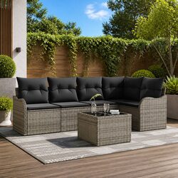 Concise Overview of the 6-Piece Modular Garden Sofa Set