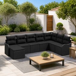Concise and Quality 8-Piece Outdoor Sofa Set