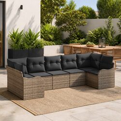 Concise Grey Modular Garden Sofa for Outdoor Use