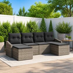 Your New 6-Piece Outdoor Sofa Set Awaits You